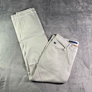 Stitch Golf Stitch's Britches Mens 36x32 Off White Cotton Tencel Stretch Pants